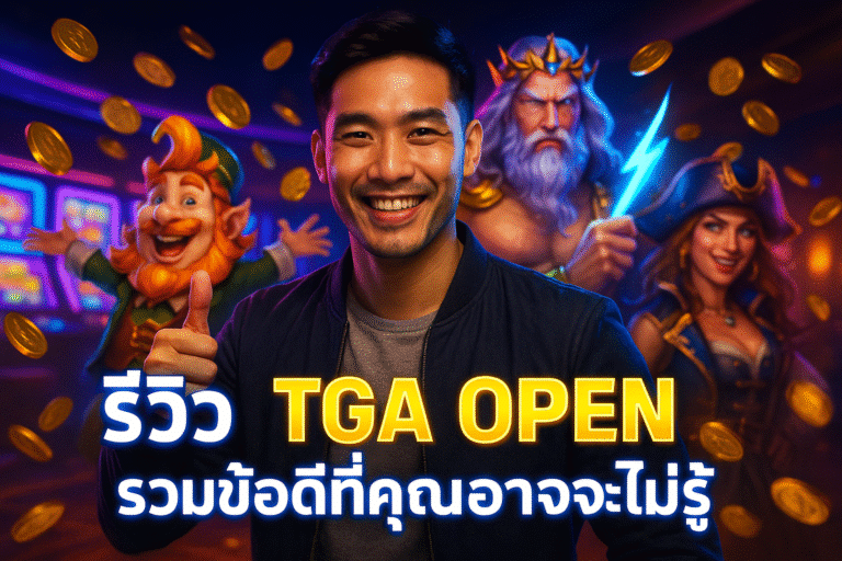 รีวิว TGA OPEN รวมข้อดีที่คุณอาจไม่รู้