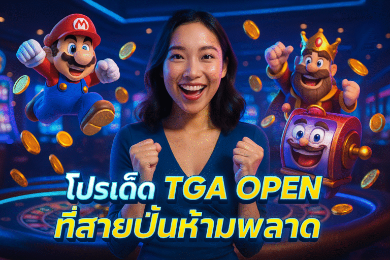 โปรเด็ด TGA OPEN ที่สายปั่นห้ามพลาด