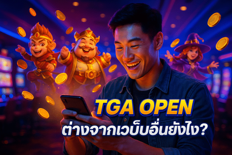 TGA OPEN ต่างจากเว็บอื่นยังไง?