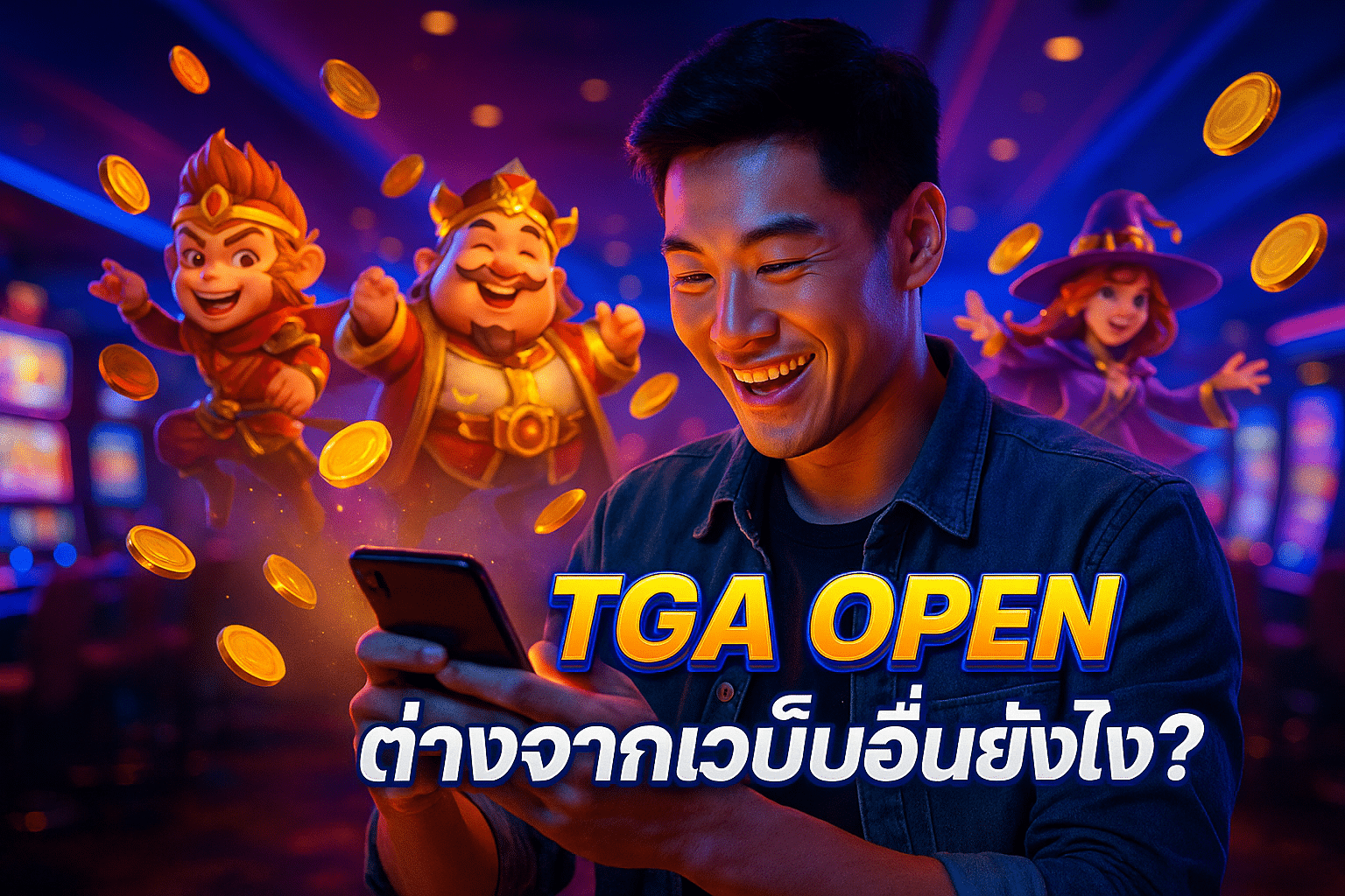 TGA OPEN ต่างจากเว็บอื่นยังไง?