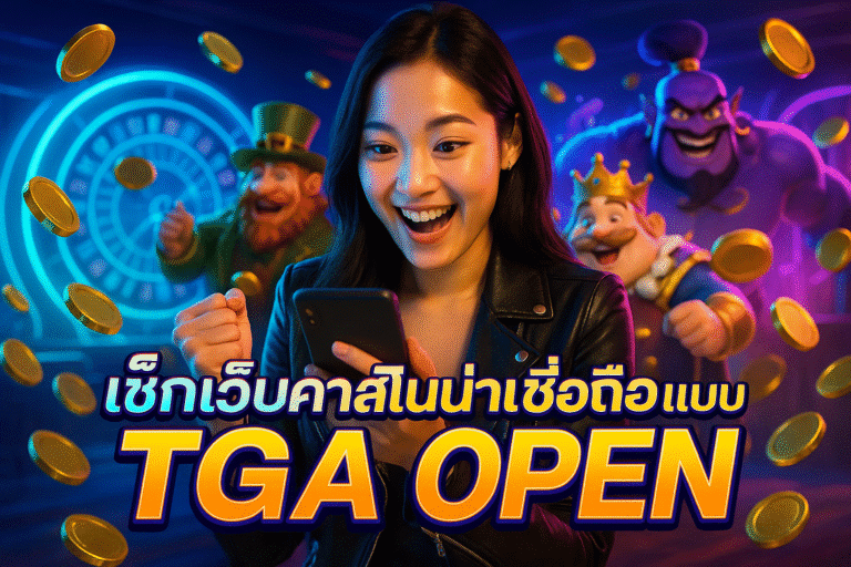 เช็กเว็บคาสิโนน่าเชื่อถือแบบ TGA OPEN