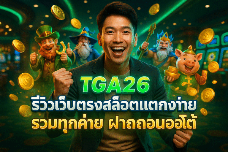 TGA26 รีวิวเว็บตรงสล็อตแตกง่าย รวมทุกค่าย ฝากถอนออโต้