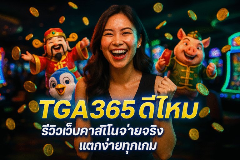 TGA365 ดีไหม รีวิวเว็บคาสิโนจ่ายจริง แตกง่ายทุกเกม