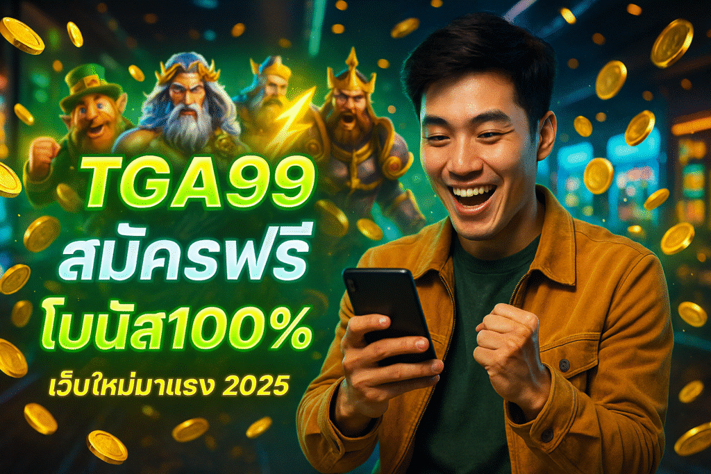 TGA99 สมัครฟรี โบนัส100% เว็บใหม่มาแรง 2025