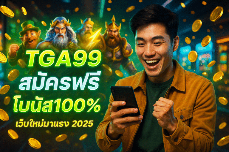 TGA99 สมัครฟรี โบนัส100% เว็บใหม่มาแรง 2025