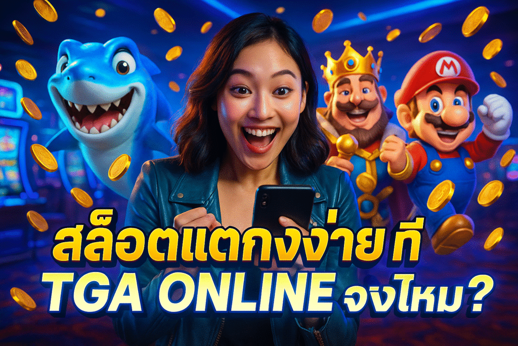 สล็อตแตกง่ายที่ TGA OPEN จริงไหม?