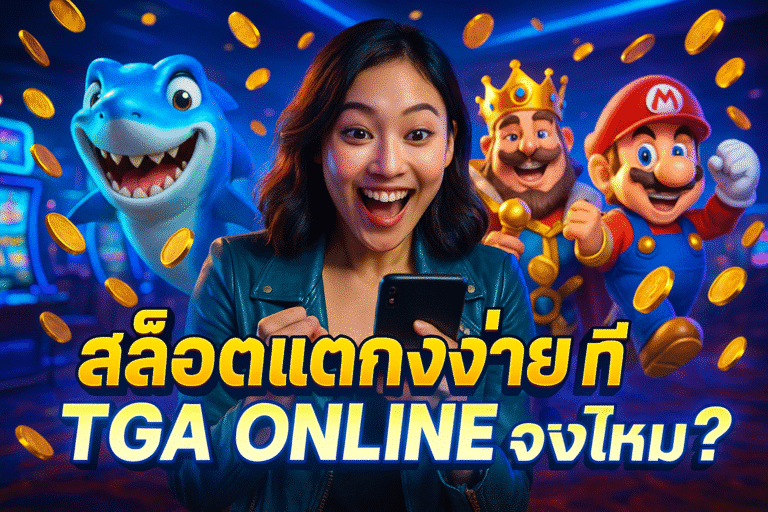 สล็อตแตกง่ายที่ TGA OPEN จริงไหม?